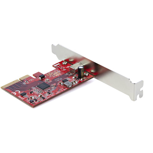 StarTech.com 1-Port USB 3.2 Gen 2x2 PCIe Card - USB-C SuperSpeed 20Gbps PCI Express 3.0 x4 Host Controller Card - USB Type-C PCIe Add-On Adapter Card - Expansion Card - Windows & Linux StarTech.com 1-Port USB 3.2 Gen 2x2 PCIe Card - USB-C SuperSpeed 20Gbps PCI Express 3.0 x4 Host Controller Card - USB Type-C PCIe Add-On Adapter Card - Expansion Card - Windows & Linux